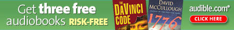 Three FREE Audiobooks RISK-FREE from Audible
