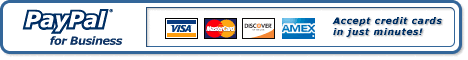 Sign up for PayPal and start accepting credit card payments 
instantly.